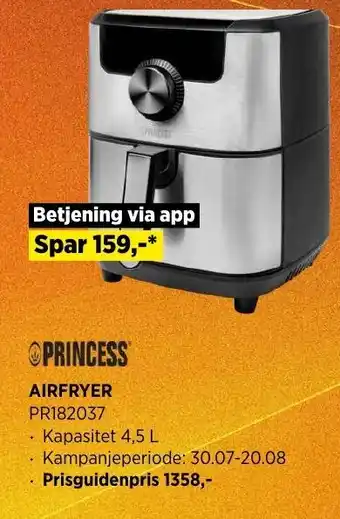 POWER Airfryer PR182037 tilbud