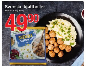 Spar Svenske Kjøttboller tilbud