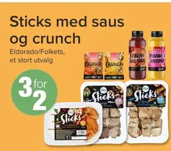 Spar Sticks med Saus og Crunch tilbud
