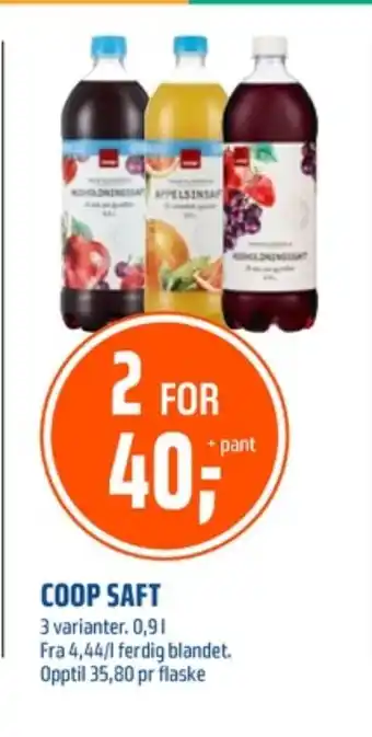 Coop Obs Coop saft tilbud