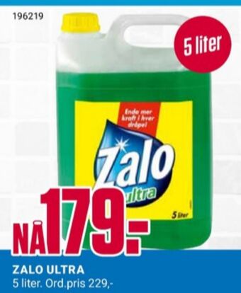 Europris Zalo oppvaskmiddel tilbud