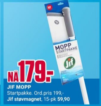 Europris Jif moppesett tilbud