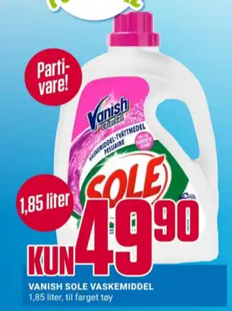 Europris Sole vaskemiddel-flytende tilbud