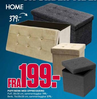 Europris Home puff tilbud