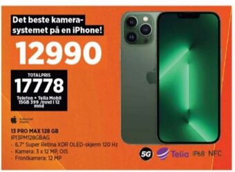POWER Apple iphone 13 pro max mobiltelefon tilbud