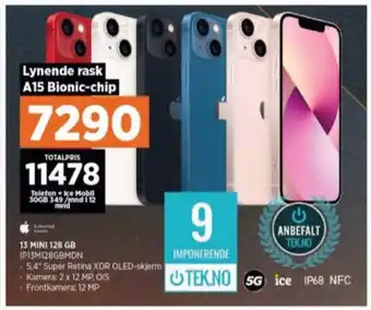 POWER Apple iphone 13 mini mobiltelefon tilbud