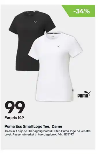 XXL Sport Puma ess small logo tee, dame tilbud