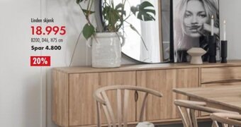 Fagmøbler Linden Skjenk tilbud