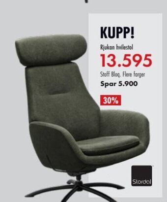 Fagmøbler Rjukan Hvilestol tilbud