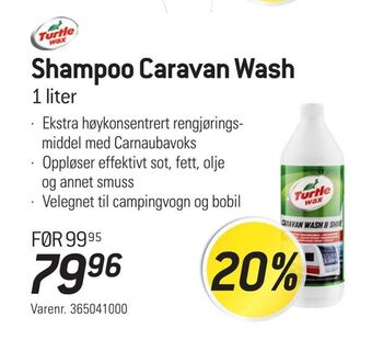 Thansen Shampoo caravan wash tilbud