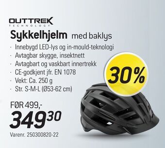 Thansen Sykkelhjelm tilbud