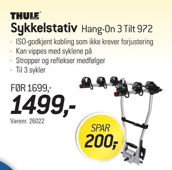 Thansen Sykkelstativ tilbud