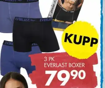 Sparkjøp 3 Pk Everlast Boxer tilbud