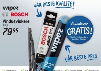 Thansen Vindusviskere tilbud