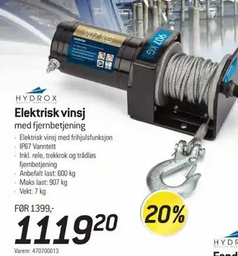 Elektrisk Vinsj