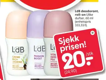 Rusta Ldb deodorant tilbud