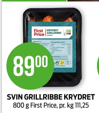 Kiwi First price ribbe tilbud