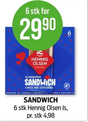 Kiwi Sandwich issnack tilbud