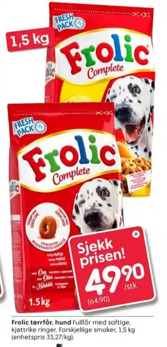 Rusta Frolic hundemat tilbud