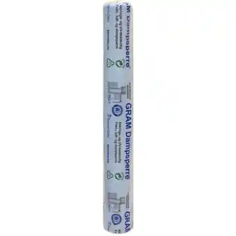 Maxbo Dampsperre 2,6x15m 200my 39m2 gram dampsperre med heftekant tilbud