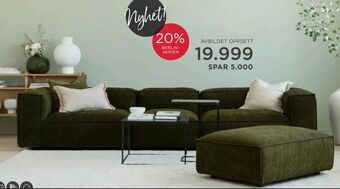 Møbelringen Berlin modulsofa tilbud