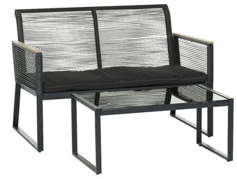 Rusta 2-seters sofa + bord monaco tilbud