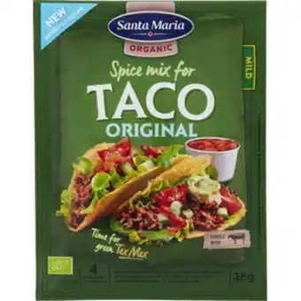 Meny Taco spice mix tilbud