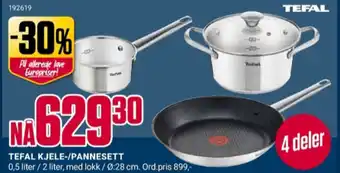 Europris Tefal grytesett tilbud