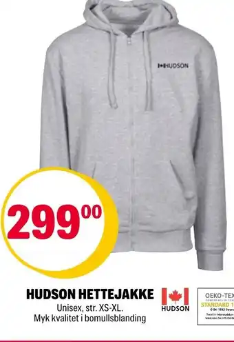 Coop Extra Hudson Hettejakke tilbud