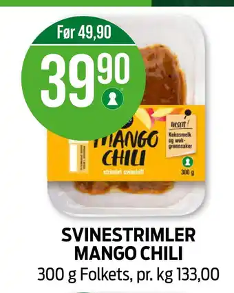 Kiwi Svinestrimler mango chili tilbud