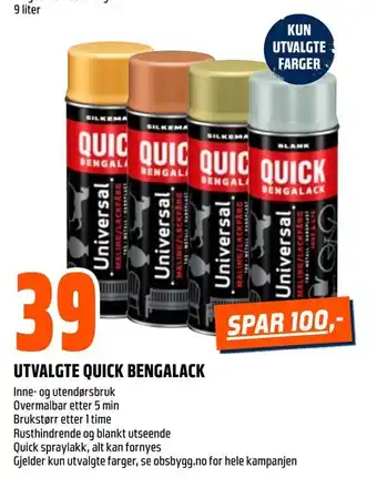 Obs Bygg Utvalgte quick bengalack tilbud
