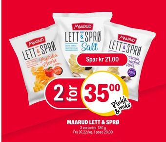 Coop Extra Maarud lett & sprø tilbud