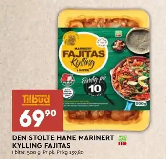 Coop Mega Fajimis Den stolte hane marinert kylling tilbud