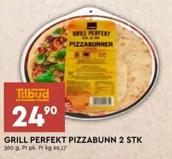 Coop Mega Pizzabunn Grill perfekt 4 stk tilbud