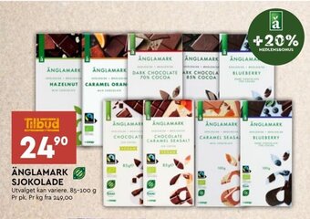 Coop Mega Änglamark sjokolade tilbud