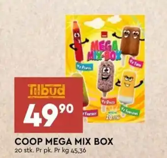 Coop Mega Mega Mix box Coop tilbud