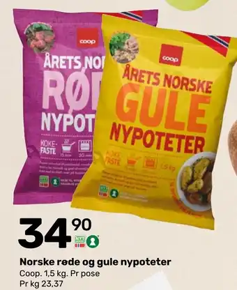 Coop Marked Norske rede og gule nypoteter tilbud