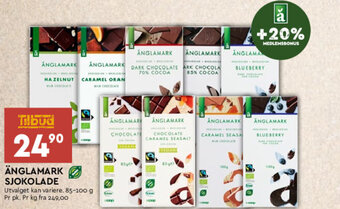 Coop Mega Änglamark Sjokolade tilbud