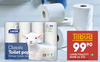 Coop Mega Lambi Toalett Papir 24 Stk tilbud