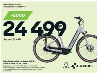 XXL Sport Cube supreme hybrid nexus one a+ 50nm 400wh 22, w, dame tilbud