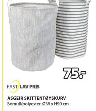 JYSK Asgeir Skittentøyskurv tilbud