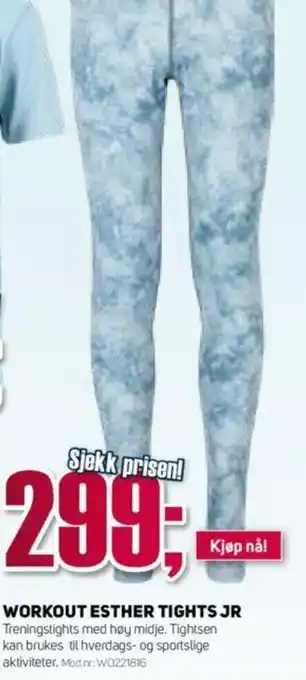 Sport 1 Workout Esther Tights JR tilbud