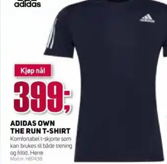 Sport 1 Adidas Own The Run T-Shirt tilbud