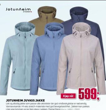 Sport 1 Jotunheim Juvass Jakke tilbud