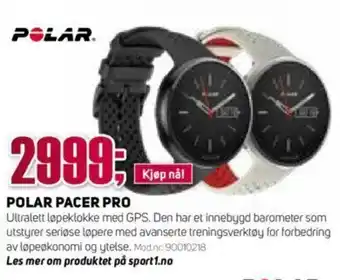 Sport 1 Polar Pacer Pro tilbud