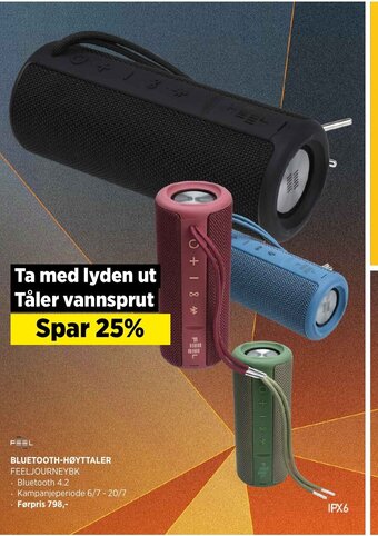POWER Feel Bluetooth-Høyttaler tilbud