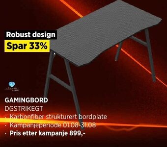 POWER Gamingbord tilbud