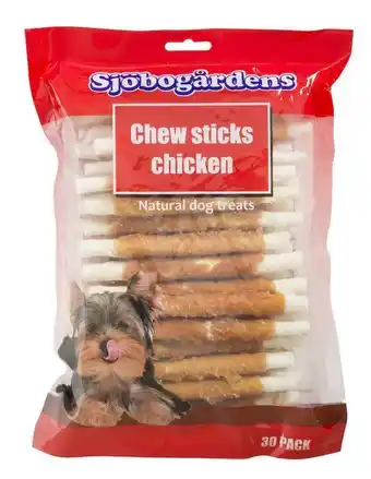 Rusta Tyggepinner sjöbogårdens tilbud
