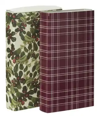 Rusta Fyrstikker red squared/lingon tilbud