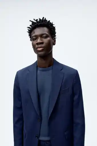 ZARA Blazer i sett med fugleøyemønster tilbud